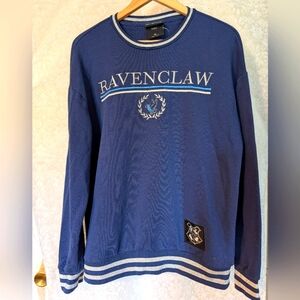 Harry Potter Ravenclaw Blue‎ Sweater Fleece Sz SM